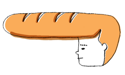 10秒で完成!朝食はフランスパン節約料理で調理ではない